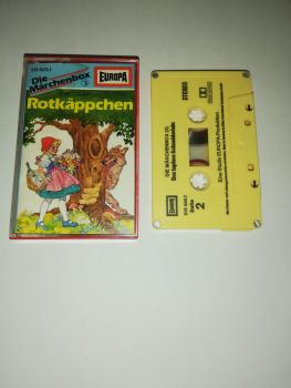 Die Märchenbox Folge 3 Rotkäppchen/Das tapfere Schneiderlein 4-fach Silber geschraubt Gelb 515425.1 Europa Großes Fenster(Wasserfleck Innencover)